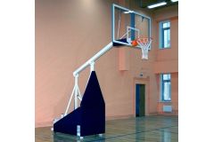 Стойка баскетбольная игровая мобильная складная с гидромеханизмом вынос 165 см, с противовесами Atlet IMP-A18L