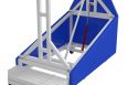 Стойка баскетбольная мобильная складная игровая Glav 01.117-1600 вынос 160 см фото 8