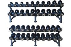 Комплект PVC гантелей 2,5-50кг (20пар) со стойками Fitex FTX-311.3