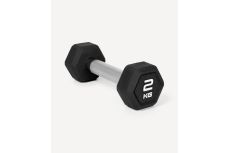 Гантель гексагональная 2кг, обрезиненная Star Fit DB-301PRO черный