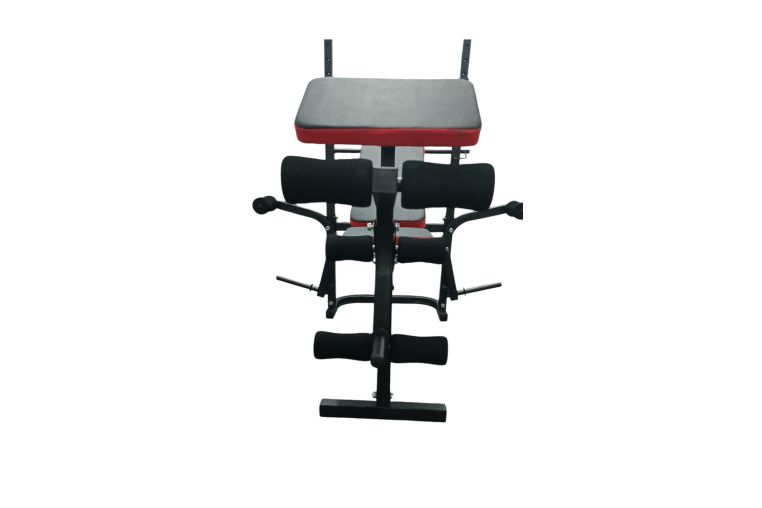 Скамья многофункциональная Sundays Fitness GB-WB4005 черный\красный фото 2
