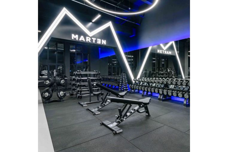 Набор прямых полиуретановых штанг LEVEL 35-55кг (шаг 5 кг, 5 шт) Profi-Fit фото 5