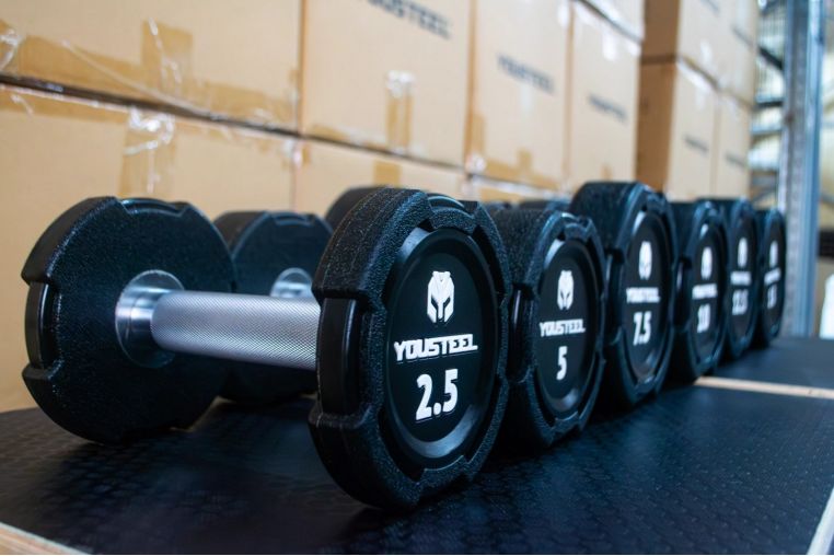 Гантель EVO 35кг полиуретановая YouSteel фото 4