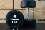 Гантель EVO 37,5кг полиуретановая YouSteel