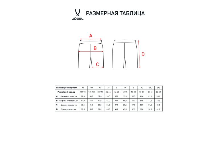 Шорты игровые Jogel DIVISION PerFormDRY Union Shorts, голубой/белый/белый фото 3