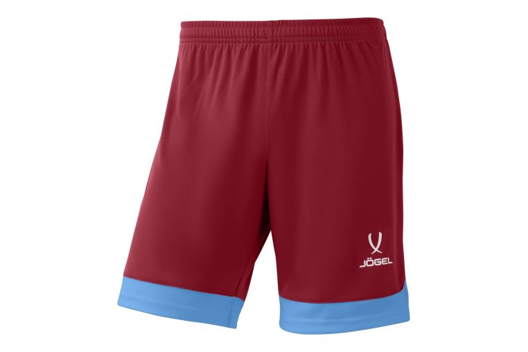 Шорты игровые Jogel DIVISION PerFormDRY Union Shorts, гранатовый-голубой-белый 