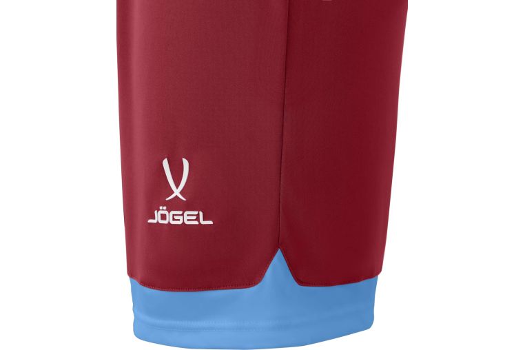 Шорты игровые Jogel DIVISION PerFormDRY Union Shorts, гранатовый-голубой-белый фото 2