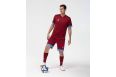Шорты игровые Jogel DIVISION PerFormDRY Union Shorts, гранатовый-голубой-белый фото 3