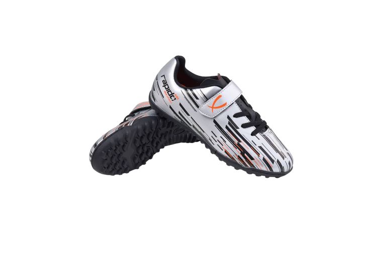 Бутсы многошиповые Jogel Rapido TF Silver/black, детский 