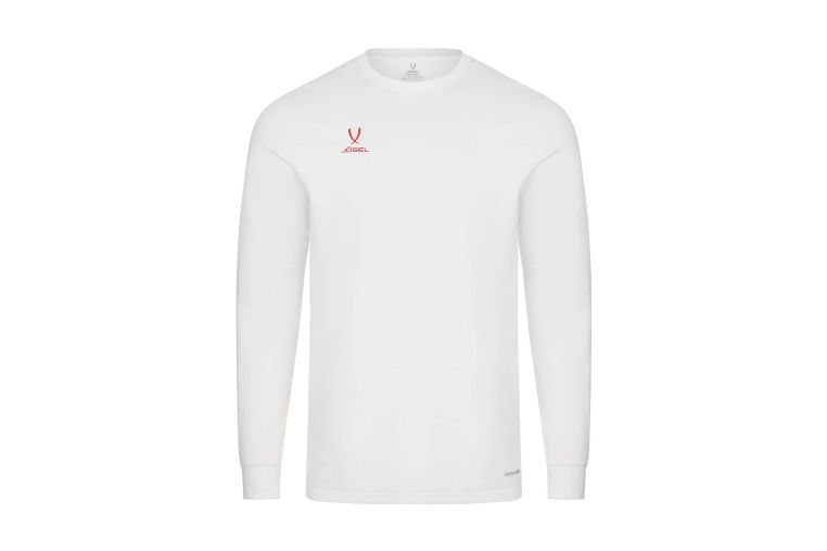 Футболка баскетбольная с длинным рукавом Jogel DIVISION PerFormDRY Pre-Match Longsleeve Jersey, белый фото 3