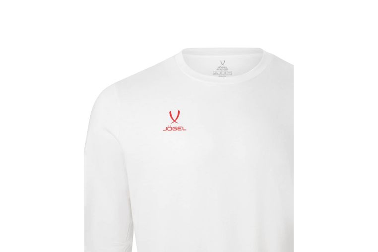 Футболка баскетбольная с длинным рукавом Jogel DIVISION PerFormDRY Pre-Match Longsleeve Jersey, белый фото 4
