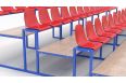 Трибуна с пластиковыми сидениями четырехрядная Glav 20.007 фото 2