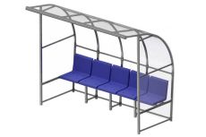Скамейка для запасных игроков с навесом на 3 посадочных места SportWerk SpW-SZ-2C