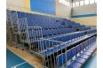 Трибуна восьмирядная 186 места телескопическая сиденье складное мягкое ФСИ 9124 фото 3