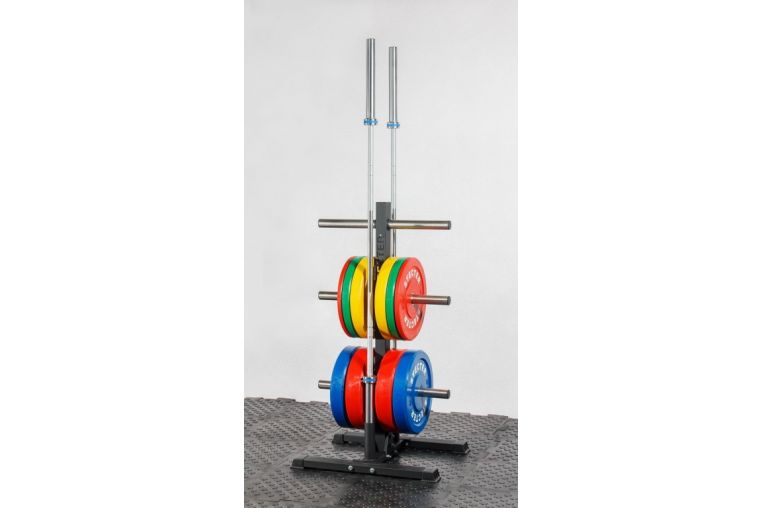 Стойка для дисков штанги и 2 грифа Stecter 2225 фото 5