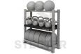 Стеллажная полка для гантелей/гирь Stecter (L1100 мм) 2459 фото 3
