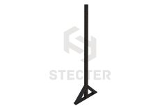 Стеллажная стойка - одинарная Stecter Н=1950 мм 2465