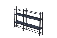 Модульный стеллаж Spektr Sport для гантелей, гирь и медболов 318х43х195 (2 секции)