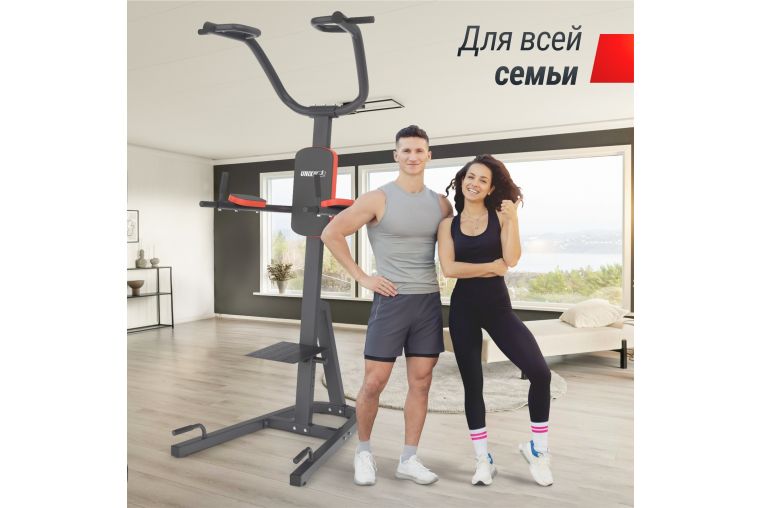 Турник-пресс-брусья UnixFit POWER TOWER 200 BSPT200 фото 15