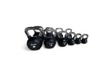 Гиря обрезиненная с хромированной рукояткой 4 кг Aerofit AFBK4 черный