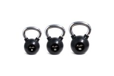 Гиря обрезиненная с хромированной рукояткой 6кг Aerofit AFBK6 черный