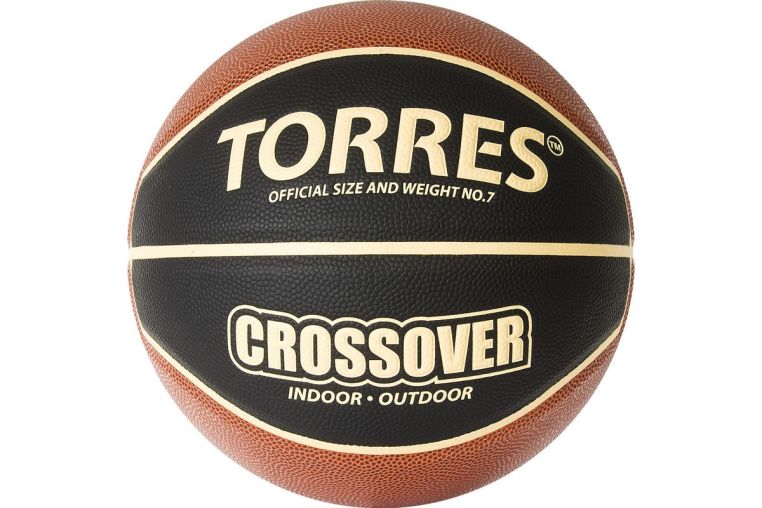 Мяч баскетбольный Torres Crossover B32097 р.7 фото 1