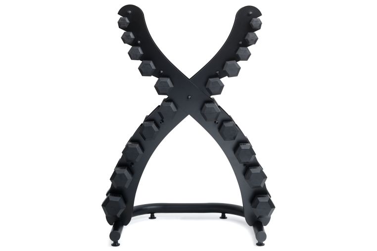 Стойка для гантелей Х-образная на 10 пар VictoryFit VF-T300 фото 6
