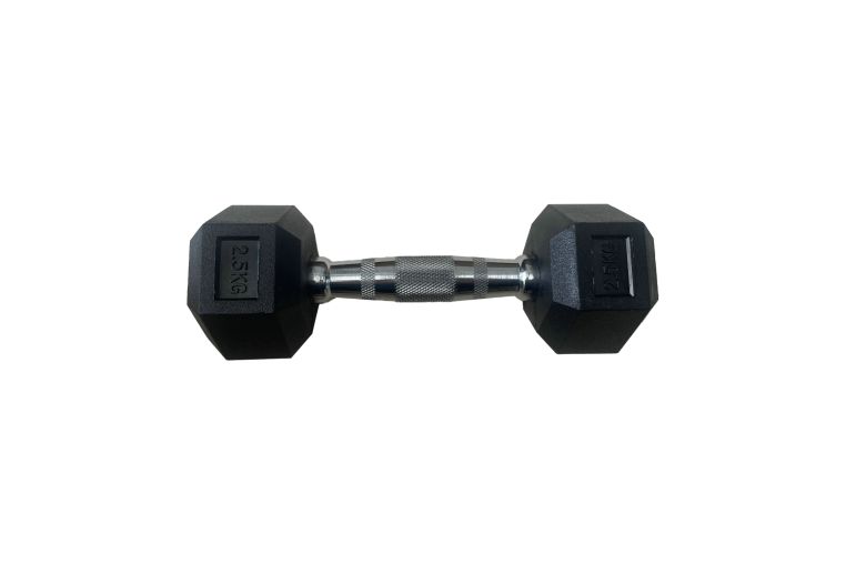 Обрезиненная гексагональная гантель 6кг Inex Hex Dumbbell TF-D2017-6 