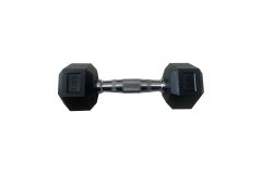 Обрезиненная гексагональная гантель 9кг Inex Hex Dumbbell TF-D2017-9