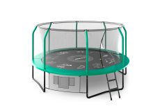 Батут UNIX Line SUPREME GAME 14 ft (Green)
