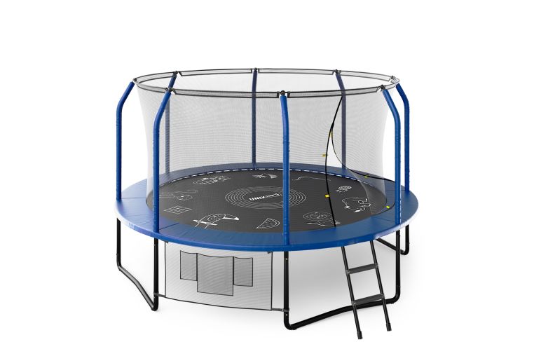 Батут UNIX Line SUPREME GAME 12 ft (blue) 