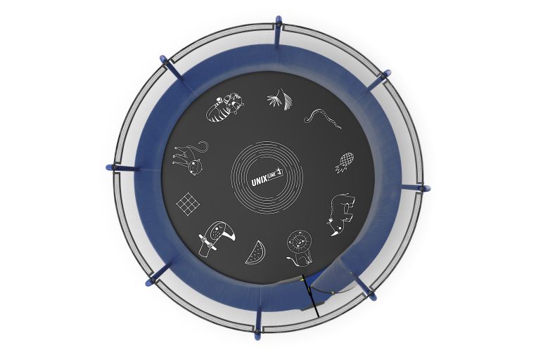 Батут UNIX Line SUPREME GAME 12 ft (blue) фото 16