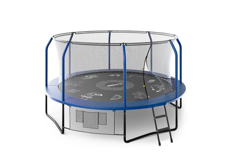 Батут UNIX Line SUPREME GAME 14 ft (Blue) 