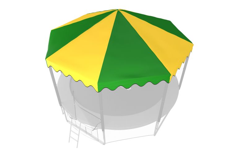Крыша для батута UNIX Line 12 ft Green/Yellow фото 1