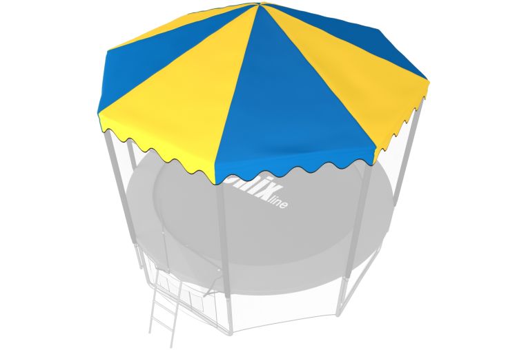 Крыша для батута UNIX Line 8 ft Blue/Yellow фото 1