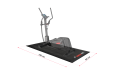 Коврик UNIX Fit для кардиотренажёров 150x90x0,6 см фото 3