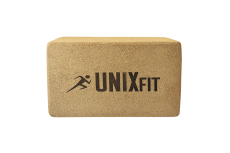 Блок для йоги и фитнеса UNIX Fit пробковый 22.5 х 15 х 7.5 см, 1 шт
