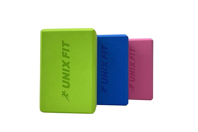 Блок для йоги и фитнеса UNIX Fit (200 г) 23 х 15 х 7 см, 1 шт, розовый фото 4