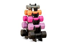 Комплект UNIX Fit: стойка с набором неопреновых гантелей от 1 до 5 кг