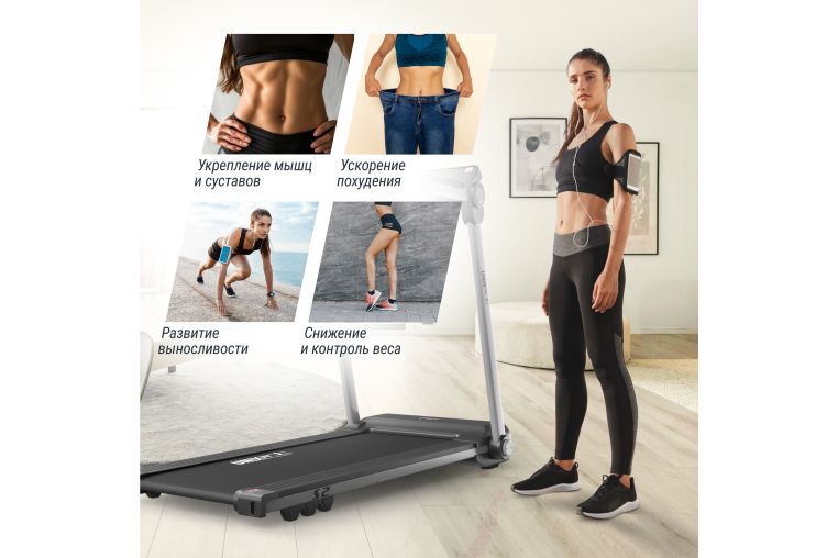 Беговая дорожка UNIX Fit Hi-tech S2 Metallic фото 4