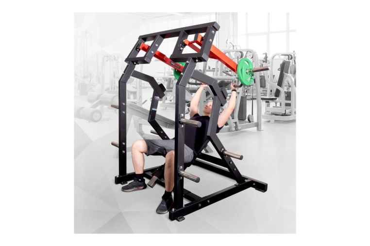 Плечевой жим на свободных весах Protrain PP121 (черно-красный) фото 3