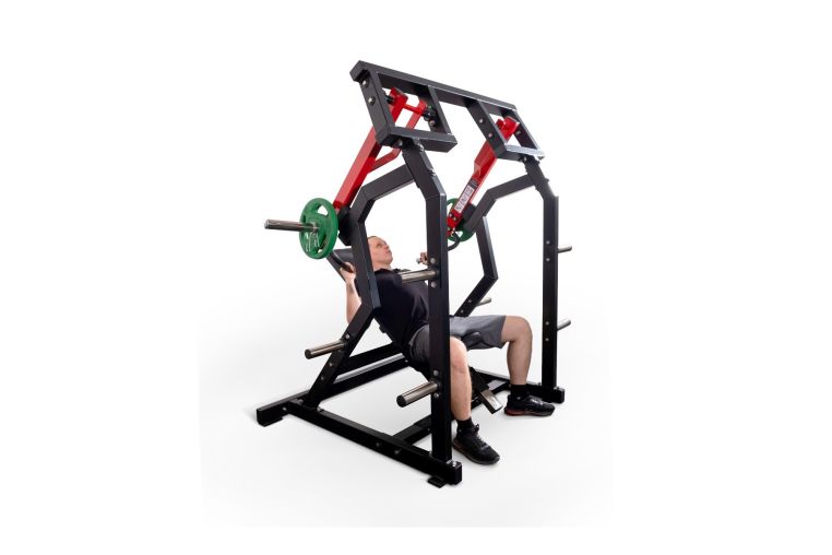 Плечевой жим на свободных весах Protrain PP121 (черно-красный) фото 7