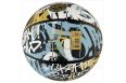 Мяч баскетбольный Larsen RB7 Graffiti Street Blue/Yellow фото 1