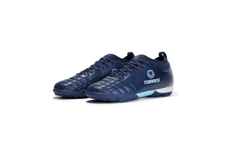 Бутсы футбольные (многошиповки) подростковые Torres BOLA-J TS2342310-372 с носком, синий фото 3