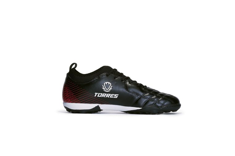 Бутсы футбольные (многошиповки) Torres BOLA TS2342310-124 с носком, чёрный фото 4