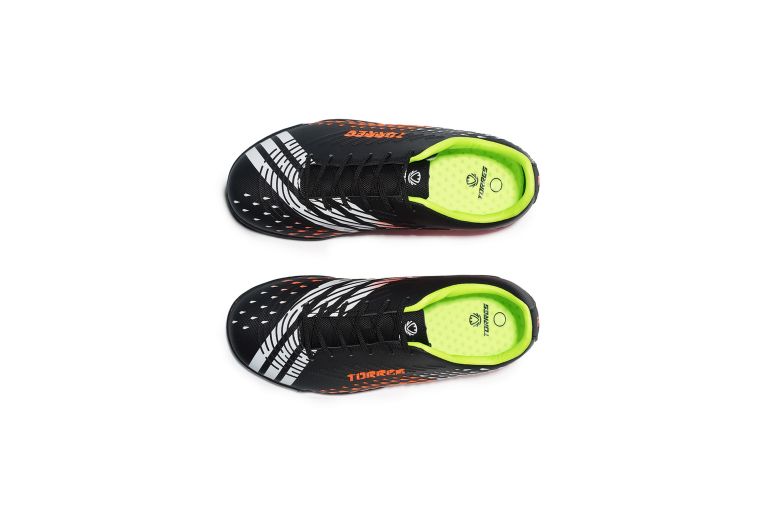 Бутсы зальные детские Torres RAYO KID TS134235-124 чёрно-оранжевый фото 2