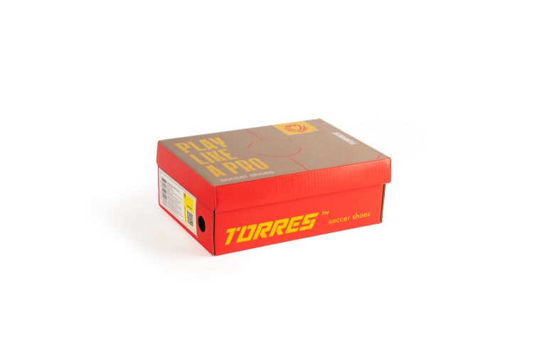 Бутсы зальные детские Torres FLEX KID TS134233-124 чёрно-оранжевый фото 4