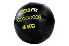 Медицинбол набивной (Wallball) PROFI-FIT 4 кг