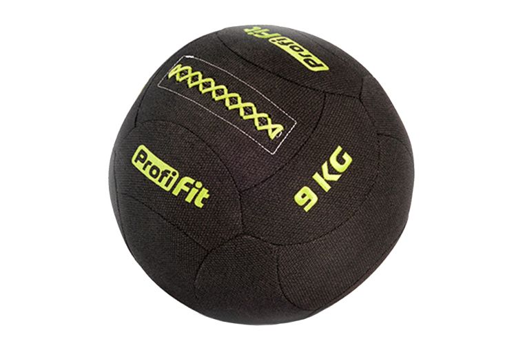 Медицинбол набивной кевларовый (Kevlar Wallball) PROFI-FIT 9 кг 
