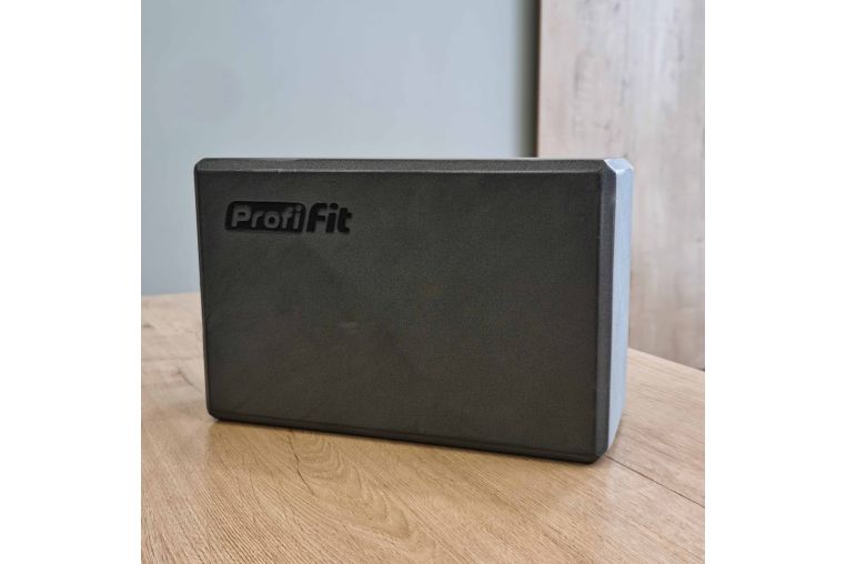 Блок для йоги серый PROFI-FIT фото 1